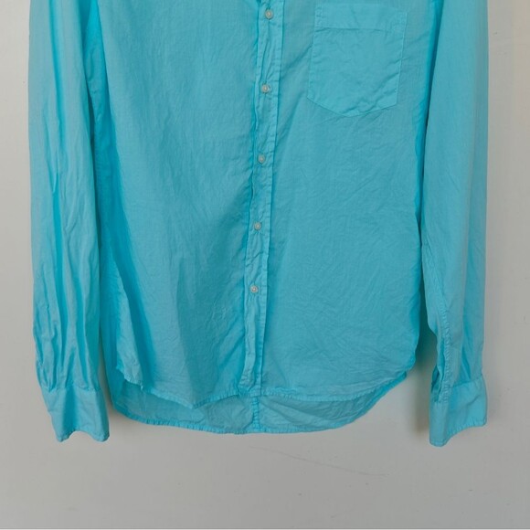 Frank & Eileen Luke Shirt Blue Size Small Button Up Long Sleeves Lightweight - Picture 6 of 11